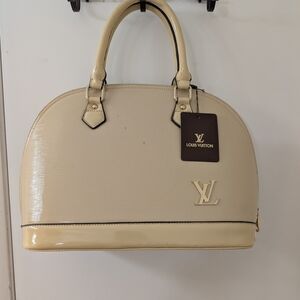 LV Cream Handbag